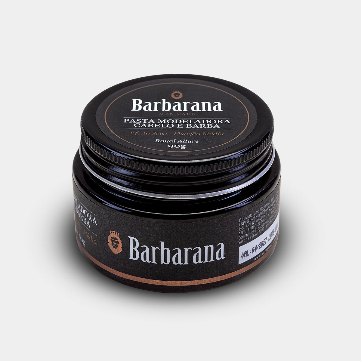 Pasta Modeladora Cabelo e Barba 90g - Fixação Média