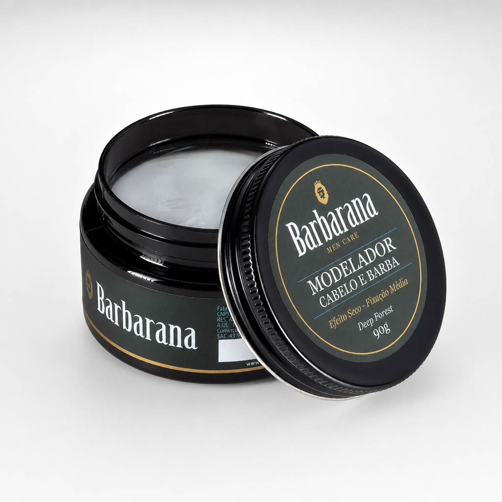 Modelador Cabelo e Barba 90 g - Fixação Leve/Média - Deep Forest