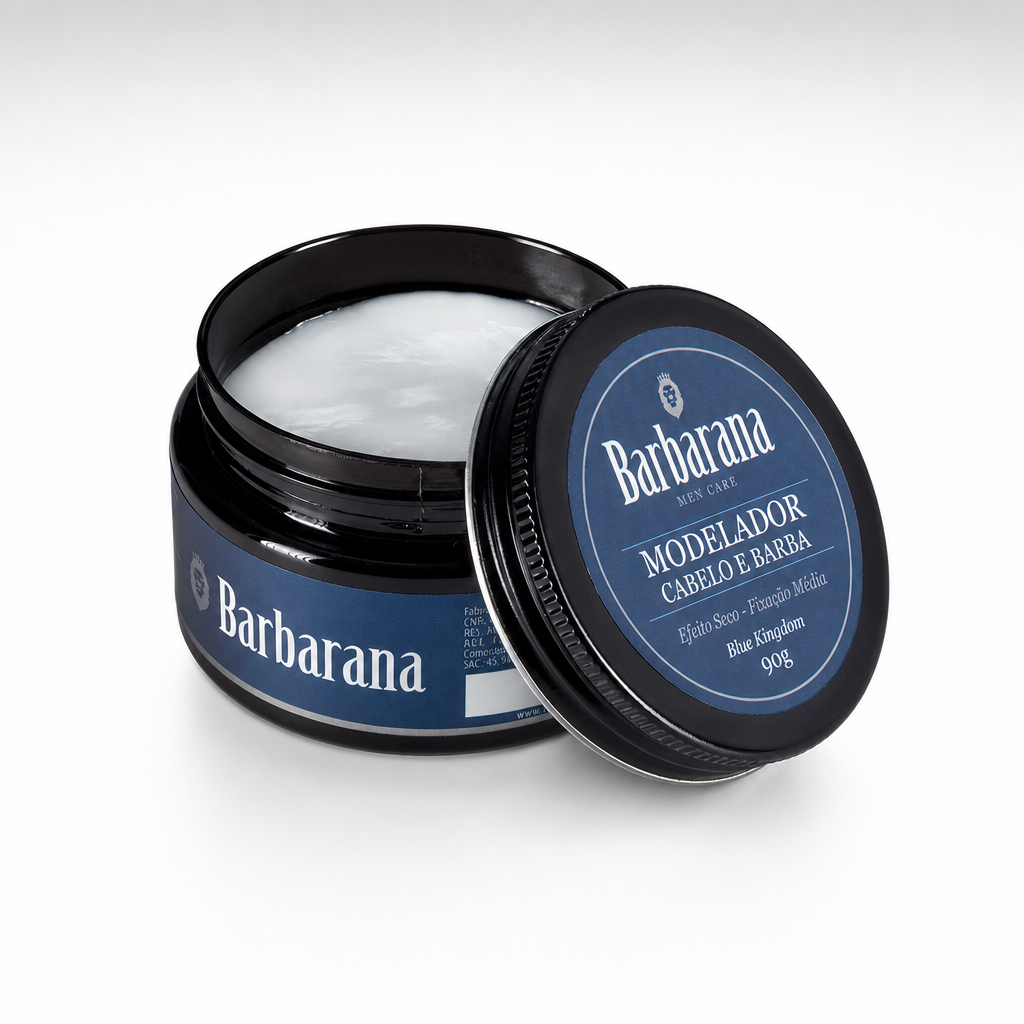 Modelador Cabelo e Barba 90g - Fixação Leve/Média - Blue Kingdom