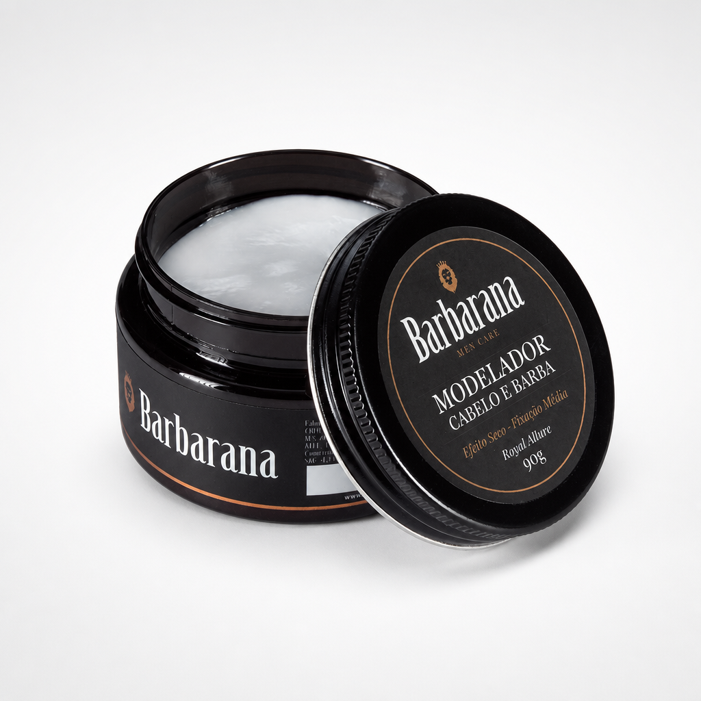Modelador Cabelo e Barba 90g - Fixação Leve/Média - Royal Allure
