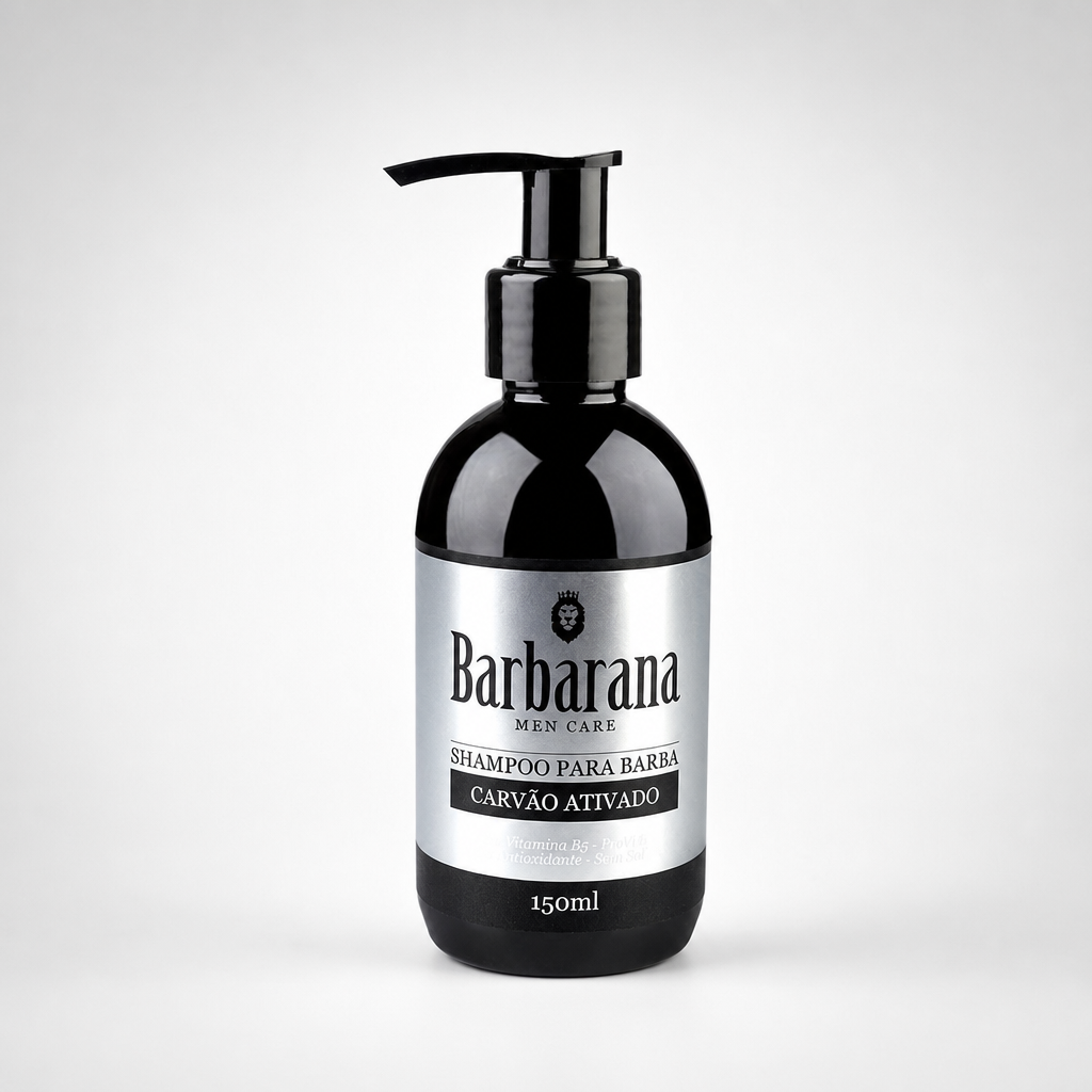 Shampoo para Barba 150 ml - Carvão Ativado