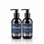 Kit Trio Shampoo, Balm e Esfoliante para Barba - Blue Kingdom