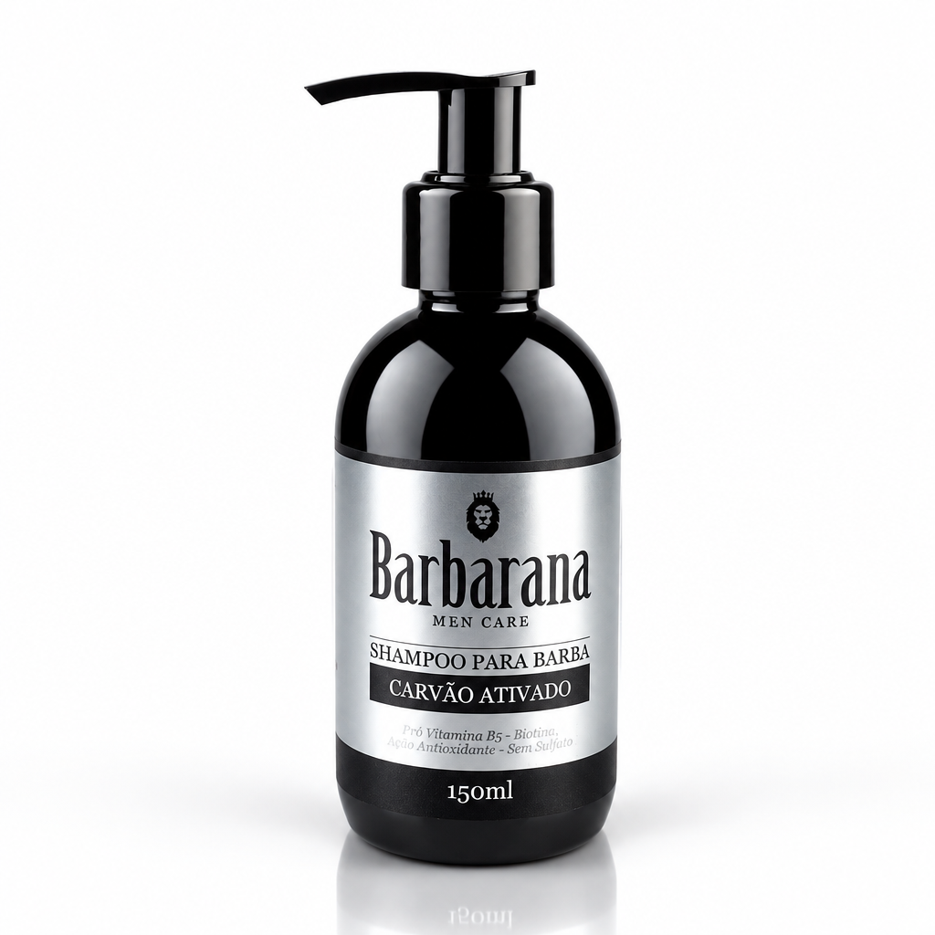 Shampoo para Barba 150 ml - Carvão Ativado