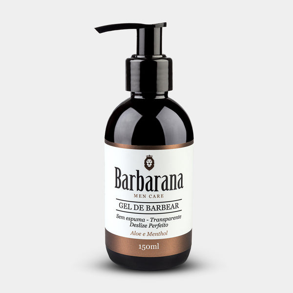 Gel de Barbear Transparente e Sem Espuma 150 ml