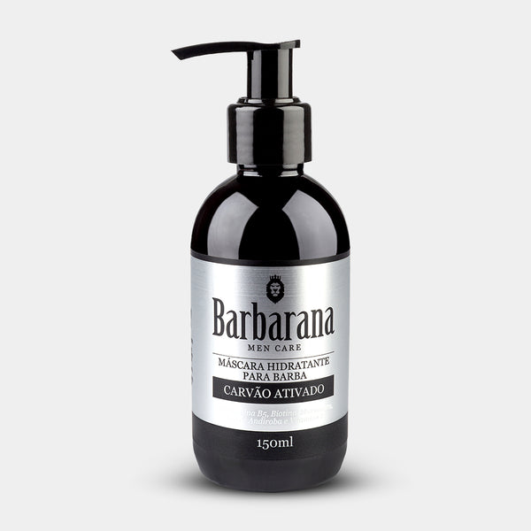 Máscara Hidratante para Barba com Carvão Ativado 150 ml