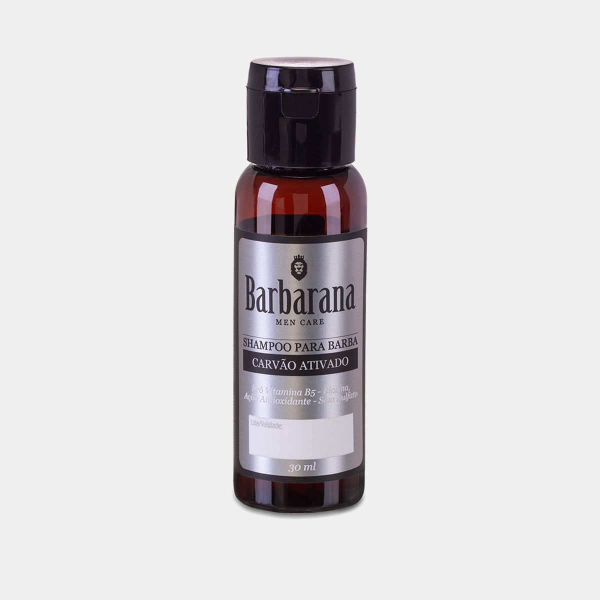 Shampoo de Barba com Carvão Ativado 30 ml