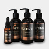 Kit para Barba Shampoo, Condicionador, Balm Hidratante e Óleo