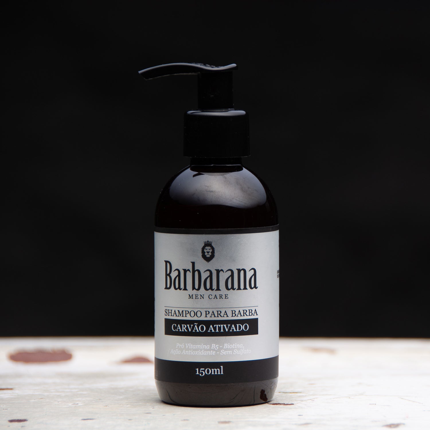 Shampoo para Barba com Carvão Ativado 150 ml