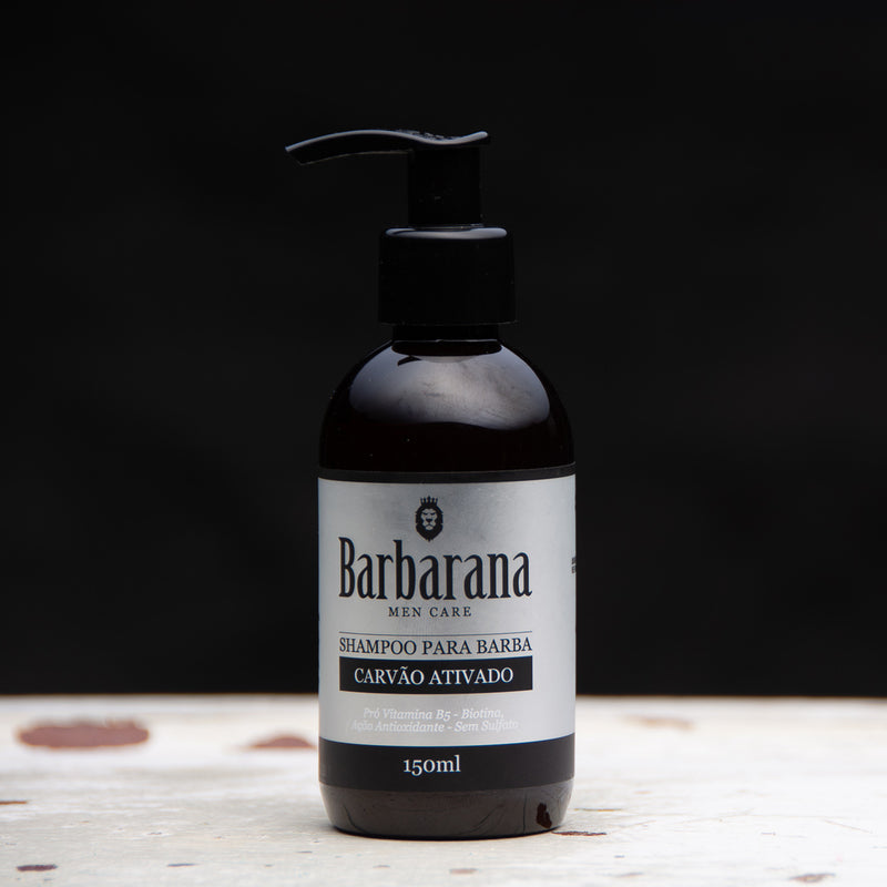 Shampoo para Barba com Carvão Ativado 150 ml